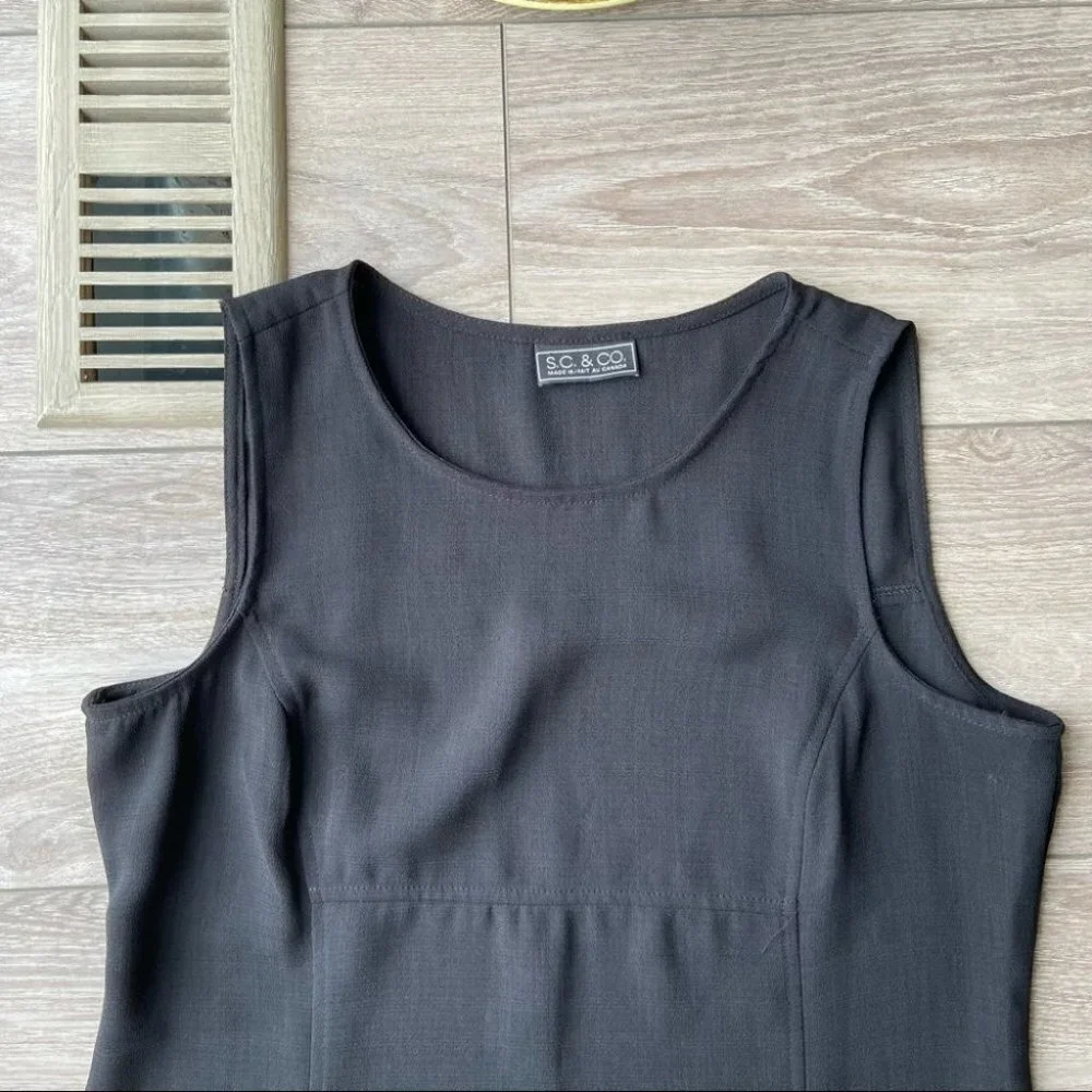 Vintage S.C. & CO. Sleeveless High Slits Maxi Dress